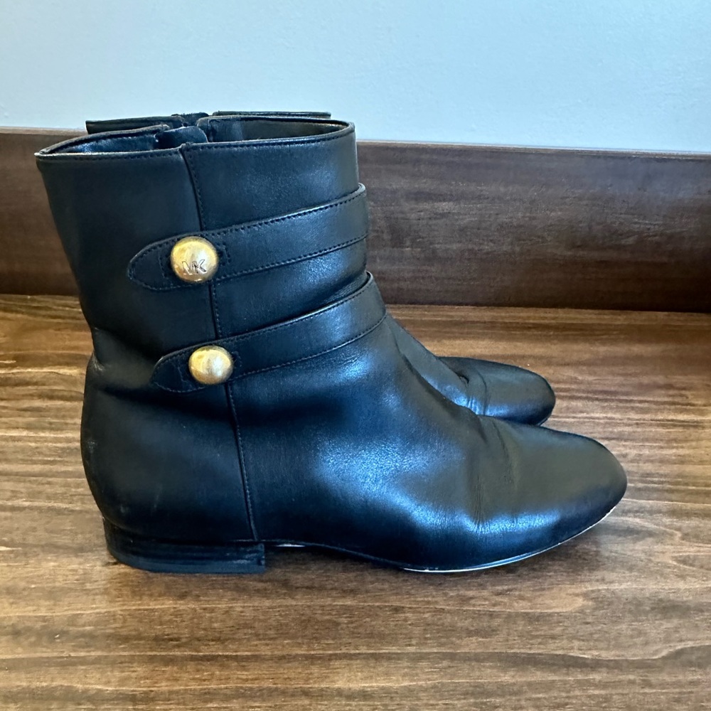 Black Michael Kors Ankle Boots